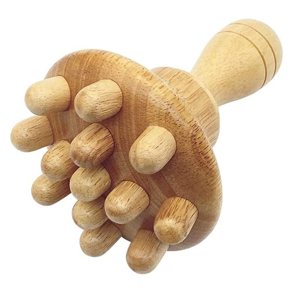 Dechoicelife Mushroom Massager Wood Therapy Mushroom Massage Tool For Anti Cellulite, Lymphatic Drainage, Body Shaping, Muscle Relaxation