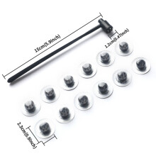 (a-15cm) Plum Blossom Needle Skin Needle Seven Star Needle Blood Needle Cupping Acupuncture Treatment With 12 Replacable Head Skin Needle