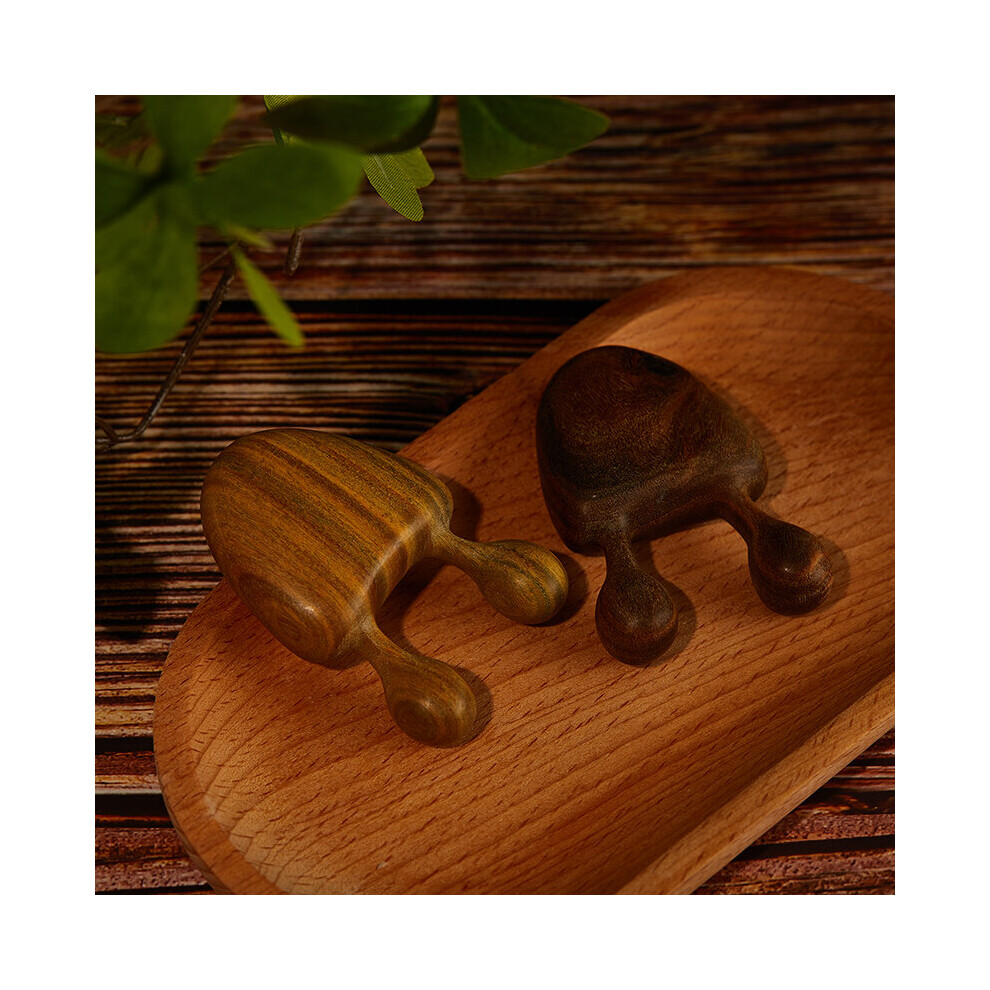 Dechoicelife Natural Sandalwood Scraping Massage Tool Facial Eye Neck Massage Acupuncture Therapy Relaxing Stick Wooden Massager