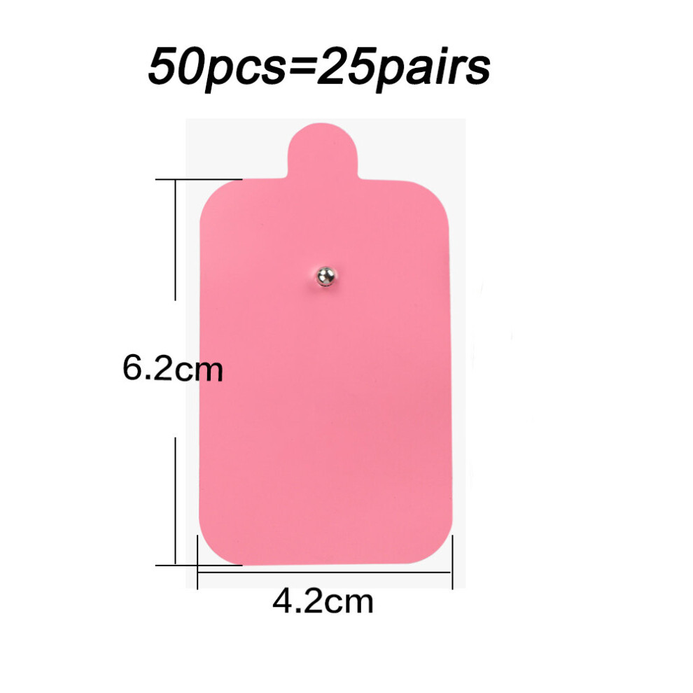 Dechoicelife Pink (A-50Pcs ) 100/50Pcs Ems Tens Ems Electrode Pads Gel Patch For Electrode Stickers Electrodes Physiotherapy Massager Nerve Muscle Stimulator