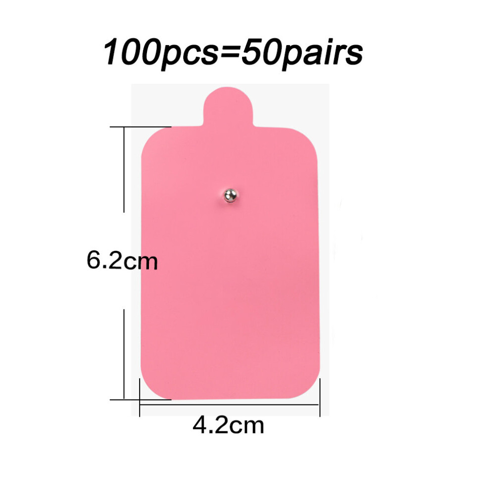 Dechoicelife Pink (A-100Pcs ) 100/50Pcs Ems Tens Ems Electrode Pads Gel Patch For Electrode Stickers Electrodes Physiotherapy Massager Nerve Muscle Stimulator