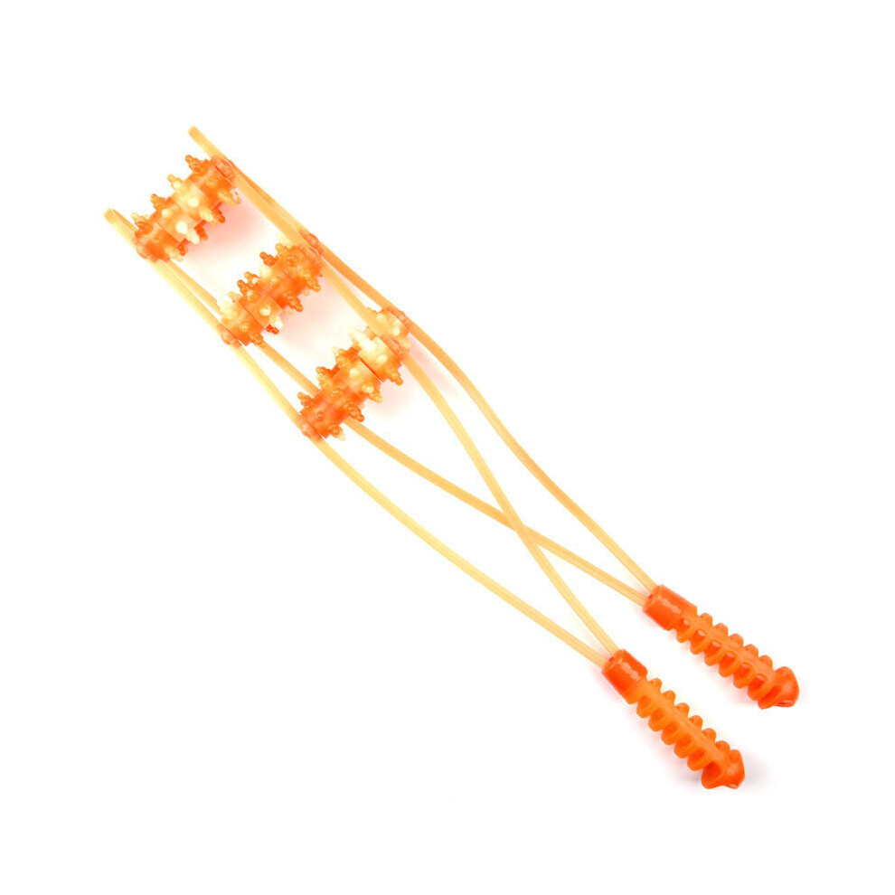 Dechoicelife Orange (A-4 Roller ) Fitness Physiotherapy Massage Roller Muscle Relax Trigger Point Acupuncture Back Neck Massager Body Massageador Back Scratcher