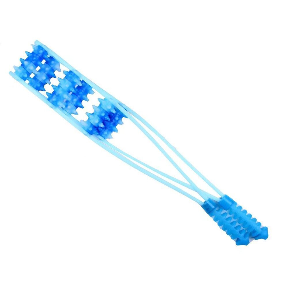 Dechoicelife Blue (A-4 Roller ) Fitness Physiotherapy Massage Roller Muscle Relax Trigger Point Acupuncture Back Neck Massager Body Massageador Back Scratcher