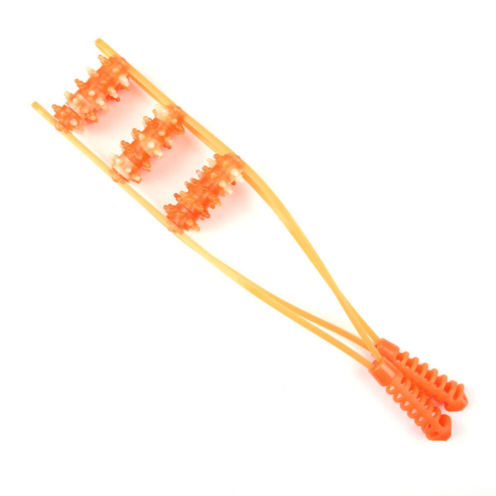 Dechoicelife Orange (A-5 Roller ) Fitness Physiotherapy Massage Roller Muscle Relax Trigger Point Acupuncture Back Neck Massager Body Massageador Back Scratcher