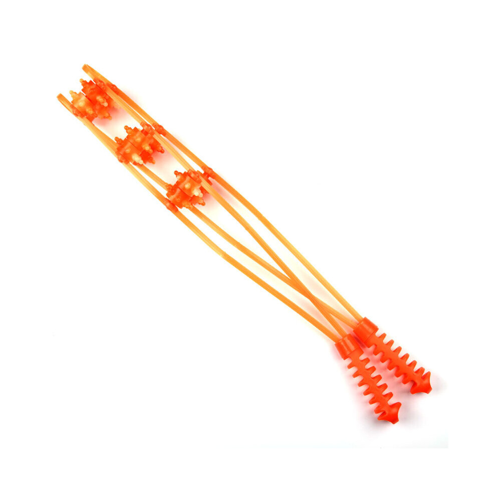 Dechoicelife Orange (A-2 Roller ) Fitness Physiotherapy Massage Roller Muscle Relax Trigger Point Acupuncture Back Neck Massager Body Massageador Back Scratcher