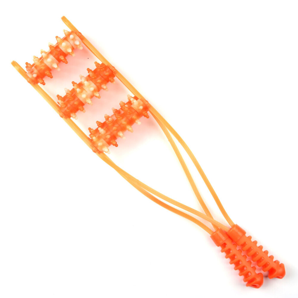 Dechoicelife Orange (A-6 Roller ) Fitness Physiotherapy Massage Roller Muscle Relax Trigger Point Acupuncture Back Neck Massager Body Massageador Back Scratcher