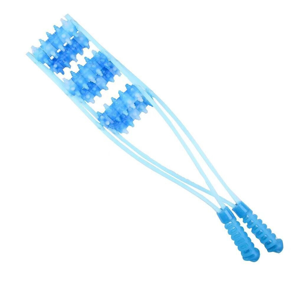 Dechoicelife Blue (A-5 Roller ) Fitness Physiotherapy Massage Roller Muscle Relax Trigger Point Acupuncture Back Neck Massager Body Massageador Back Scratcher