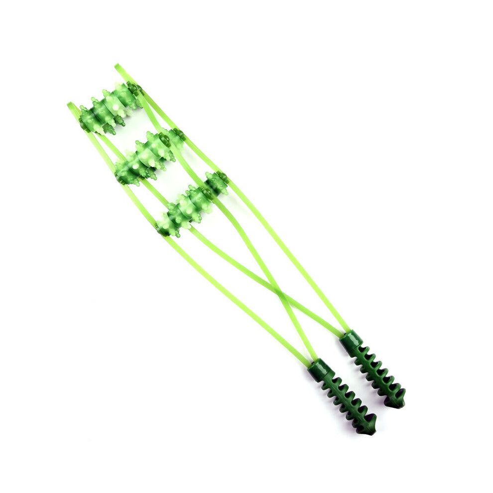 Dechoicelife Green (A-4 Roller ) Fitness Physiotherapy Massage Roller Muscle Relax Trigger Point Acupuncture Back Neck Massager Body Massageador Back Scratcher
