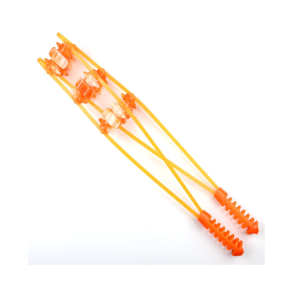 Dechoicelife Orange (A-3 Roller ) Fitness Physiotherapy Massage Roller Muscle Relax Trigger Point Acupuncture Back Neck Massager Body Massageador Back Scratcher