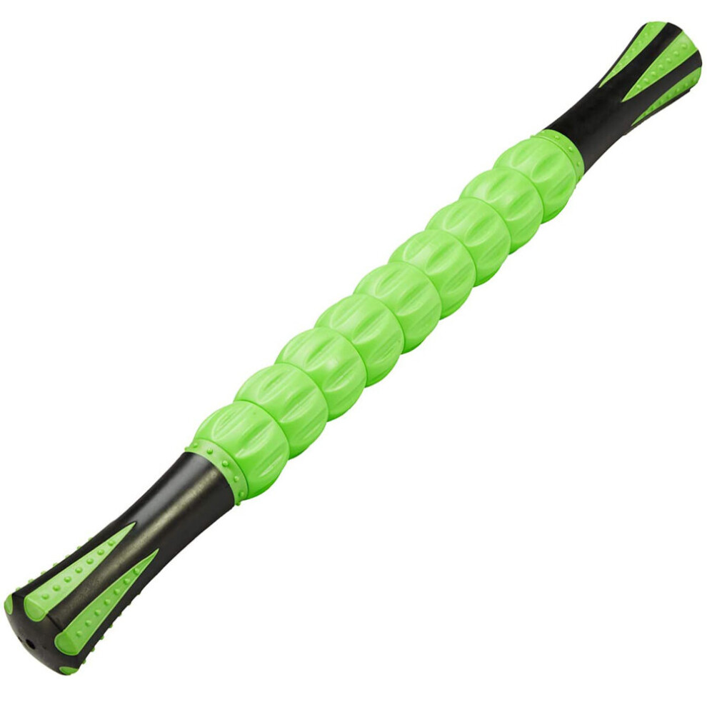 Dechoicelife Green (A-) Muscle Roller Massage Stick Tool For Athletes Relieving Muscle Soreness,Soothing Cramps,Physical Therapy Body Recovery Roller