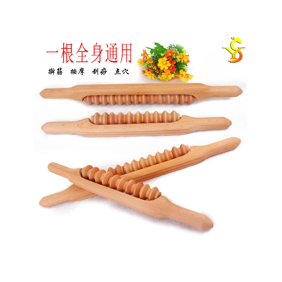 Dechoicelife Gua Sha Roller Massage Stick Rolling Tendon Stick Scraping Stick Household Tendon Stick Push Back For Back, Shoulder Leg Massage