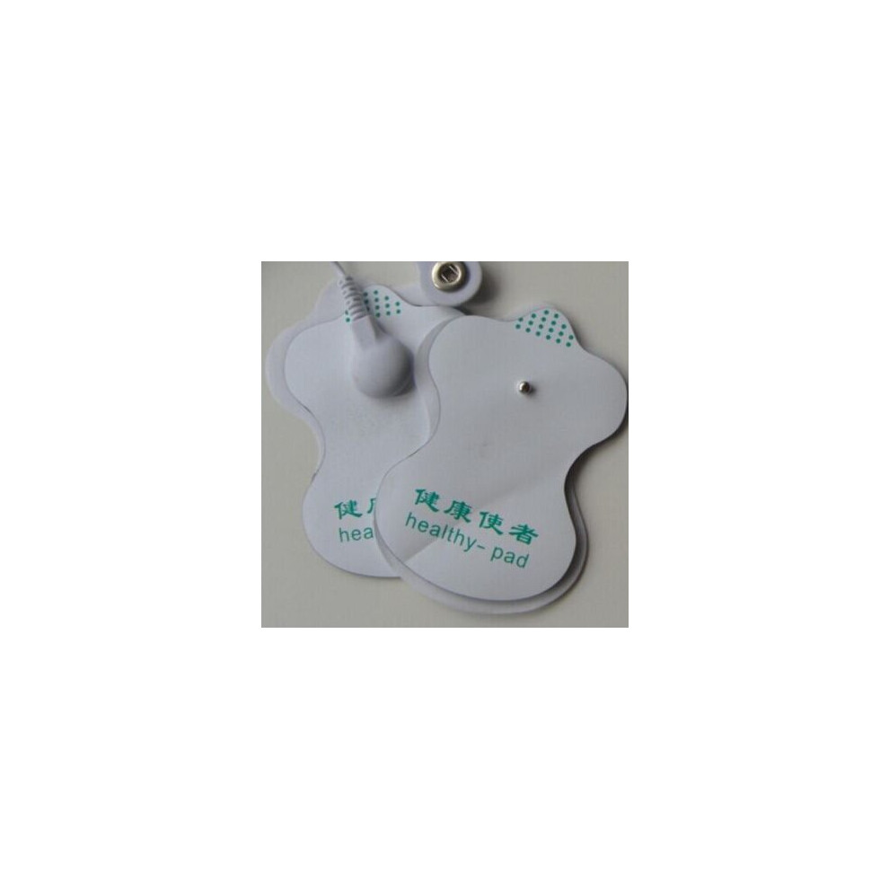 Dechoicelife White Electrode Pads For Tens Acupuncture Digital Therapy Machine Massager Comfortable Tools Braces Supports Massage 2 Pcs