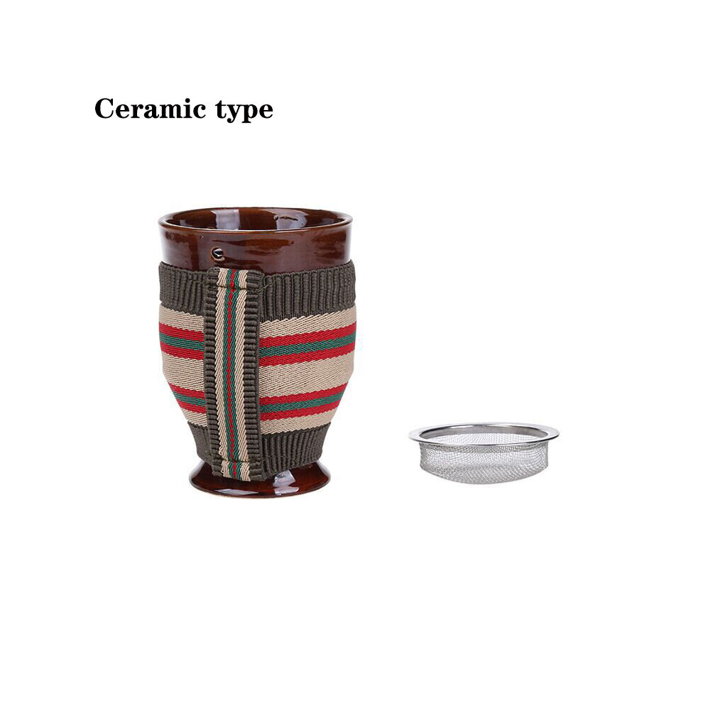 Dechoicelife (A-Ceramic Type) Moxibustion Ceramic Jar Zisha Scraping Cup Warm Compress Acupunture Therapy Meridian Massage Wormwood Moxa Stick Relieve Pain