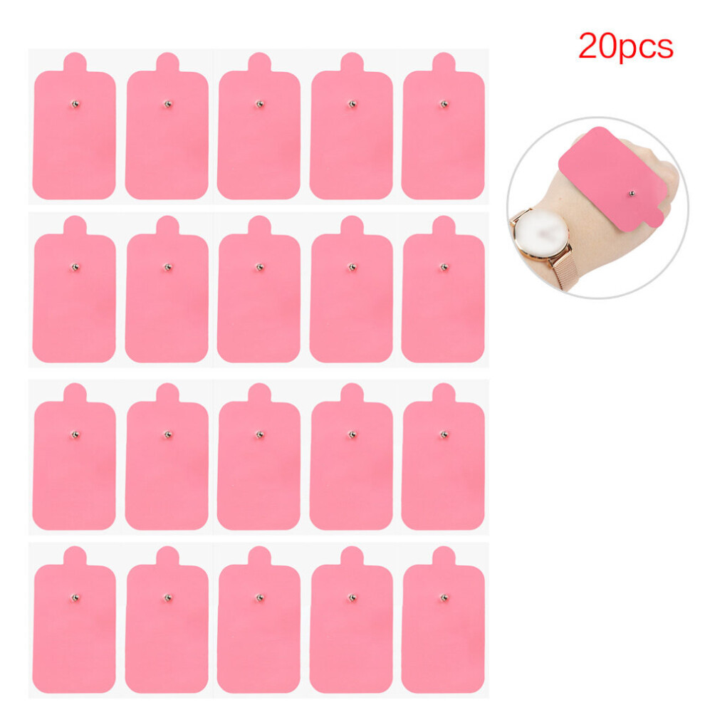 Dechoicelife Pink (A-20Pcs Pads) Replaceable Tens Ems Electrode Pads For Scupping Therapy Massager Machine Therapeutic Muscle Stimulator Acupuncture Apparatus