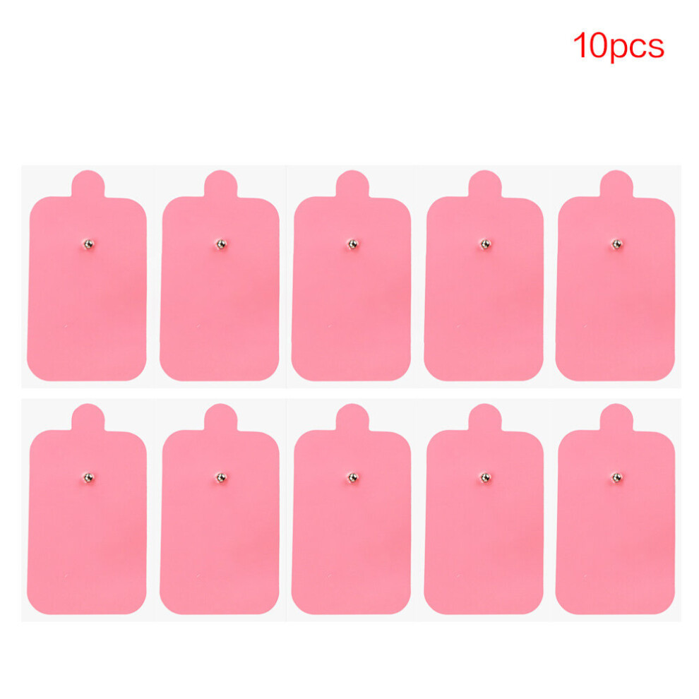 Dechoicelife (A-10Pcs Pink Pads) Replaceable Tens Ems Electrode Pads For Scupping Therapy Massager Machine Therapeutic Muscle Stimulator Acupuncture Apparatus