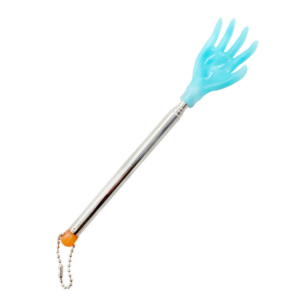 Dechoicelife Blue (A-) Adjustable Back Tickling Stick Stainless Steel Scraper Back Massage Retractable Anti-Itch Massager Back Massage For The Elderly