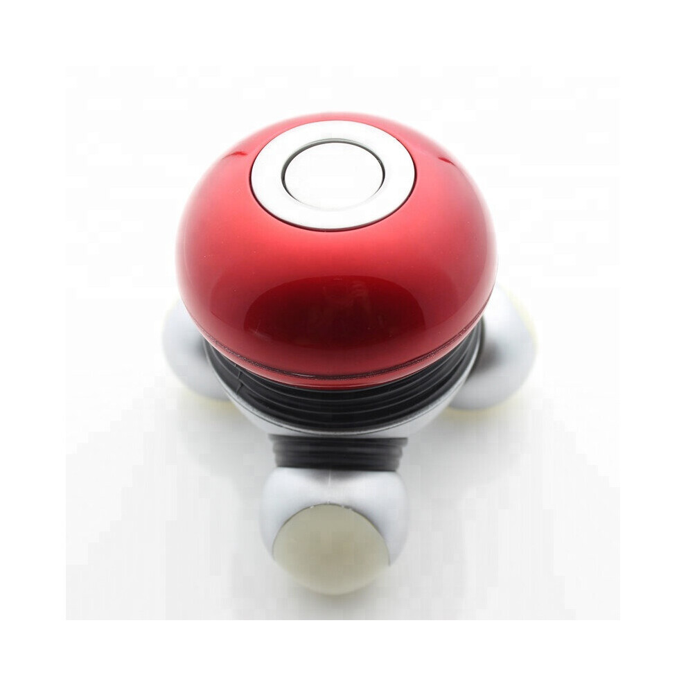 Dechoicelife Electric Massager Roller Body Slimming 3 Leg Vibration Battery Operated Hand Held Vibrating Mini Massage Ball