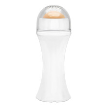 (a-White) Face Massager Face Massage Care Facial Volcanic Stone Roller Oil Control Absodbing Facial Roller Remove Fat T-zone Beauty Health
