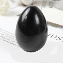 (a-1 pcs) Big Black Obsidian Yoni Egg Undrill Massage Ball Natural Crystal Kegel Vaginal Exercise Tool Pelvic Floor Muscle Health Care