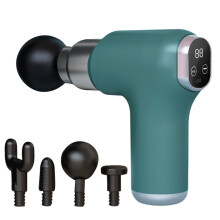 (a-Green) 48 Speed Mini Muscle Massager LCD Percussion Muscle Massaging Device Deep Tissue Relax Adjustable Massager Muscle Massage Gun