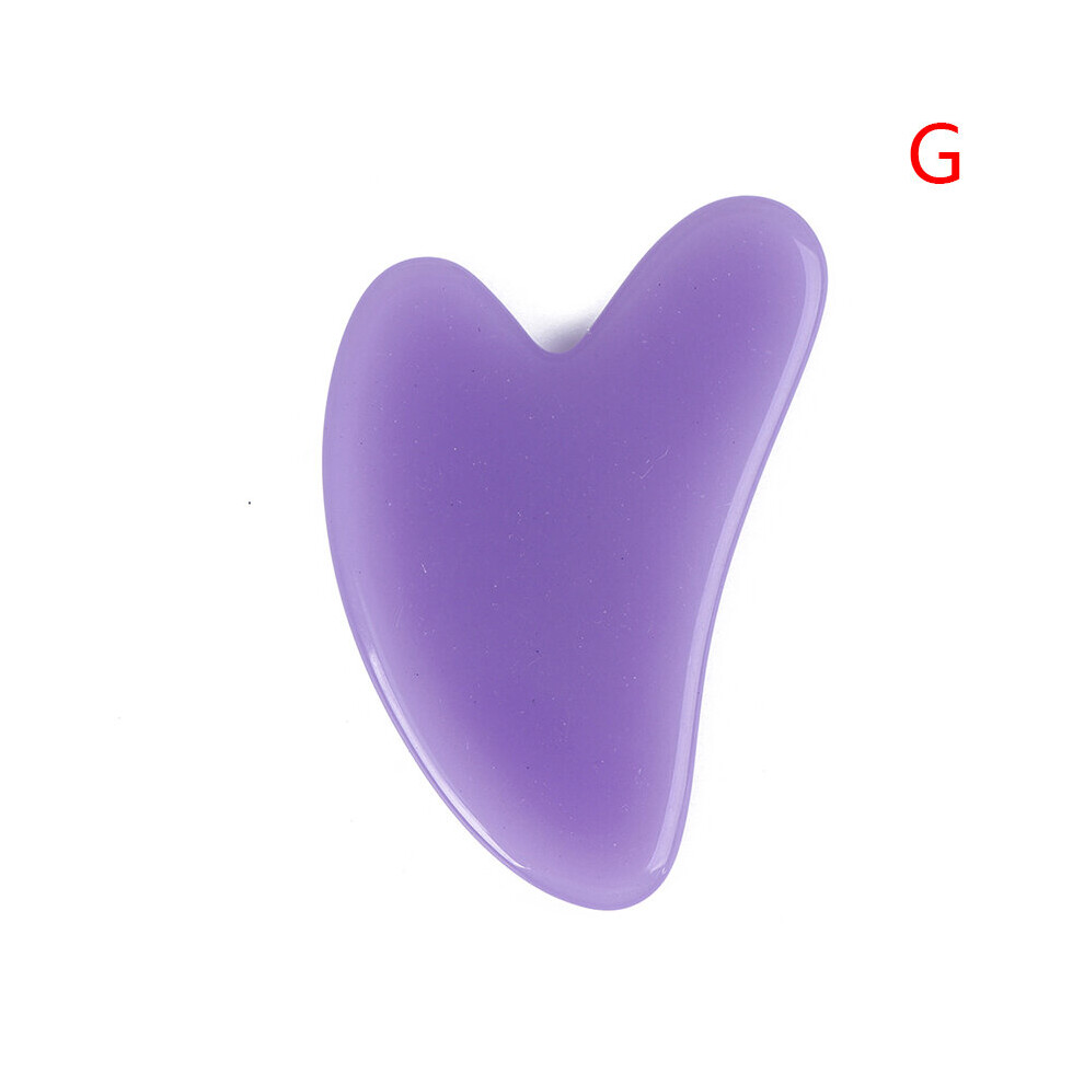 Dechoicelife (A-A19) Horn Guasha Board Scraping Plate Massage Tool Spa Acupuncture Stone Scraper Body Massager Chinese Traditional 1 Piece