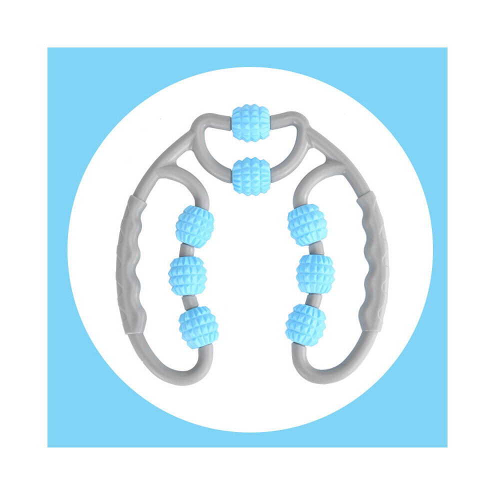 Dechoicelife Blue (A-) Massage Roller Massage And Relax Beauty Health Leg Massager Handheld Ring Roller Leg Clamp Calf Muscle Fascia Relax Massage Leg