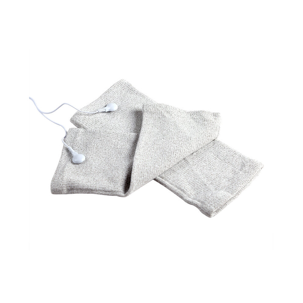Dechoicelife (A-Elbow And Cable) Conductive Fiber Knee Sleeve Electrode Tens Ems Unit Muscle Stimulator Physiotherapy For Tens Machine Physiotherapy Instrumen