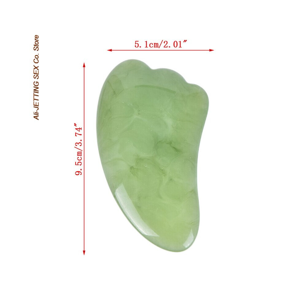 Dechoicelife (A-2 -A) 1Pc Face Spa Massage Beeswax Guasha Scraping Massage Scraper Face Massager Acupuncture Gua Sha Board Spa Massage Tool