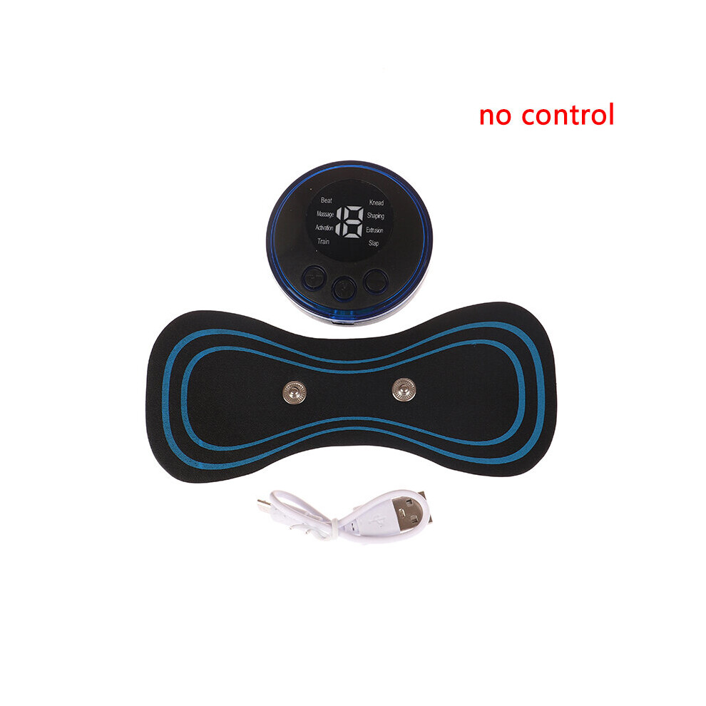 Dechoicelife (A-1Set No Contro) 1Set Portable Ems Neck Stretcher Electric Massager 8 Mode Cervical Massage Patch Pulse Muscle Stimulator Relief Pain 1-100Hz