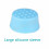 (a-large 100 pcs) Shockwave Therapy Machine Accessories For ED Treatment Replaceable Shock Wave Handle Working Head Blue Silicone Sleeve 3