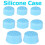 (a-small 100pcs) Shockwave Therapy Machine Accessories For ED Treatment Replaceable Shock Wave Handle Working Head Blue Silicone Sleeve 2