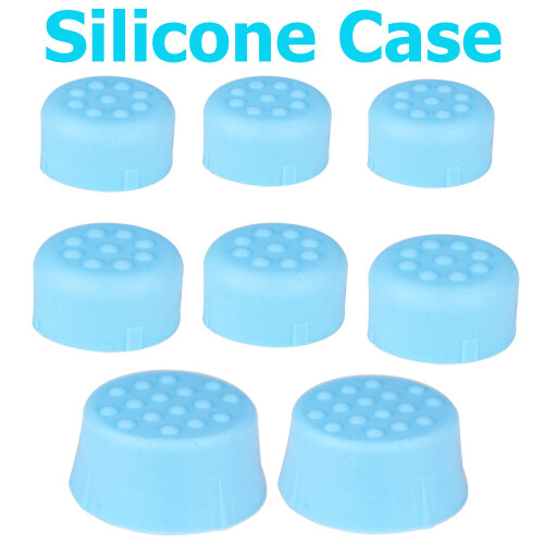 (a-large 20 pcs) Shockwave Therapy Machine Accessories For ED Treatment Replaceable Shock Wave Handle Working Head Blue Silicone Sleeve 1