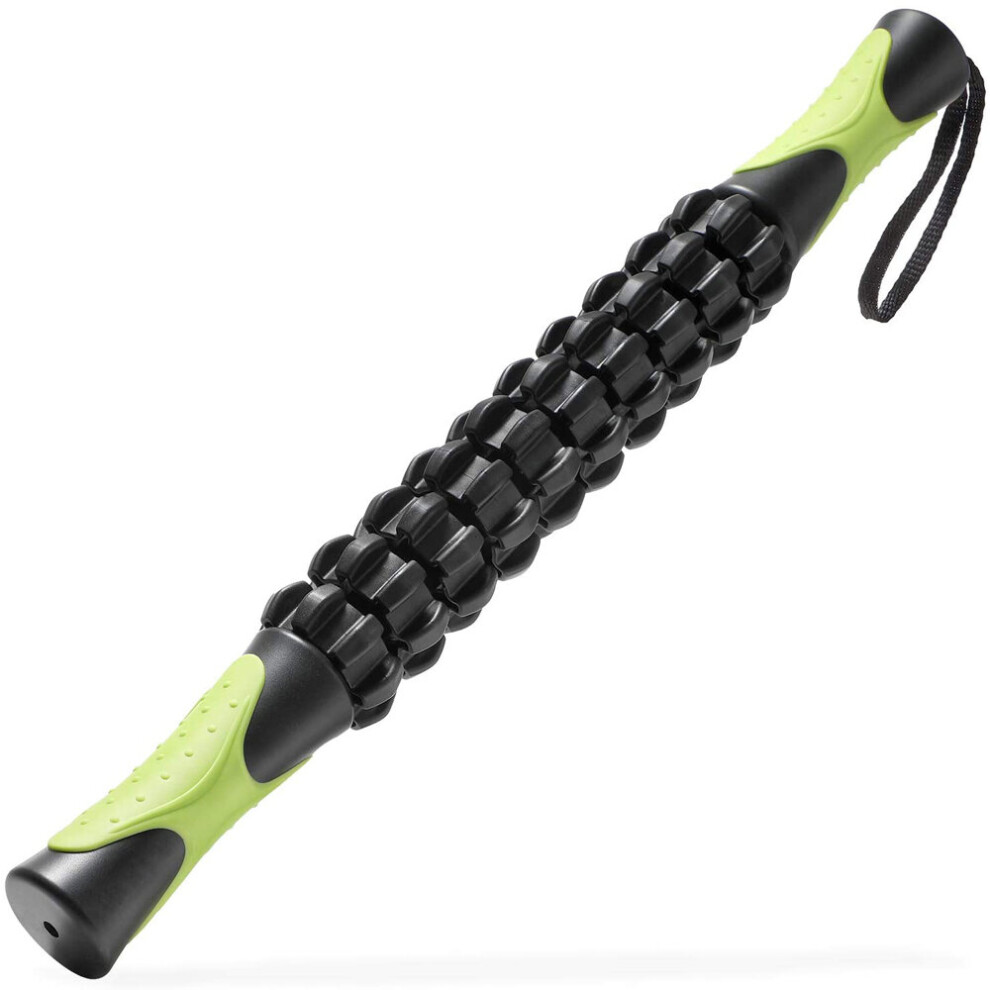 Dechoicelife Black (A-) Muscle Roller Massage Stick For Athletes,Body Massage Stick Tools,Calf Roller,Back Leg Massager For Sore Muscle Pain Relief