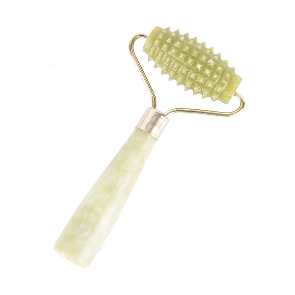 Dechoicelife (A-Ivory) Natural Massager For Face Gouache Scraper Face Jade Roller Gua Sha Massage Tool Set For Spa Body Visage Rouleau De Massage