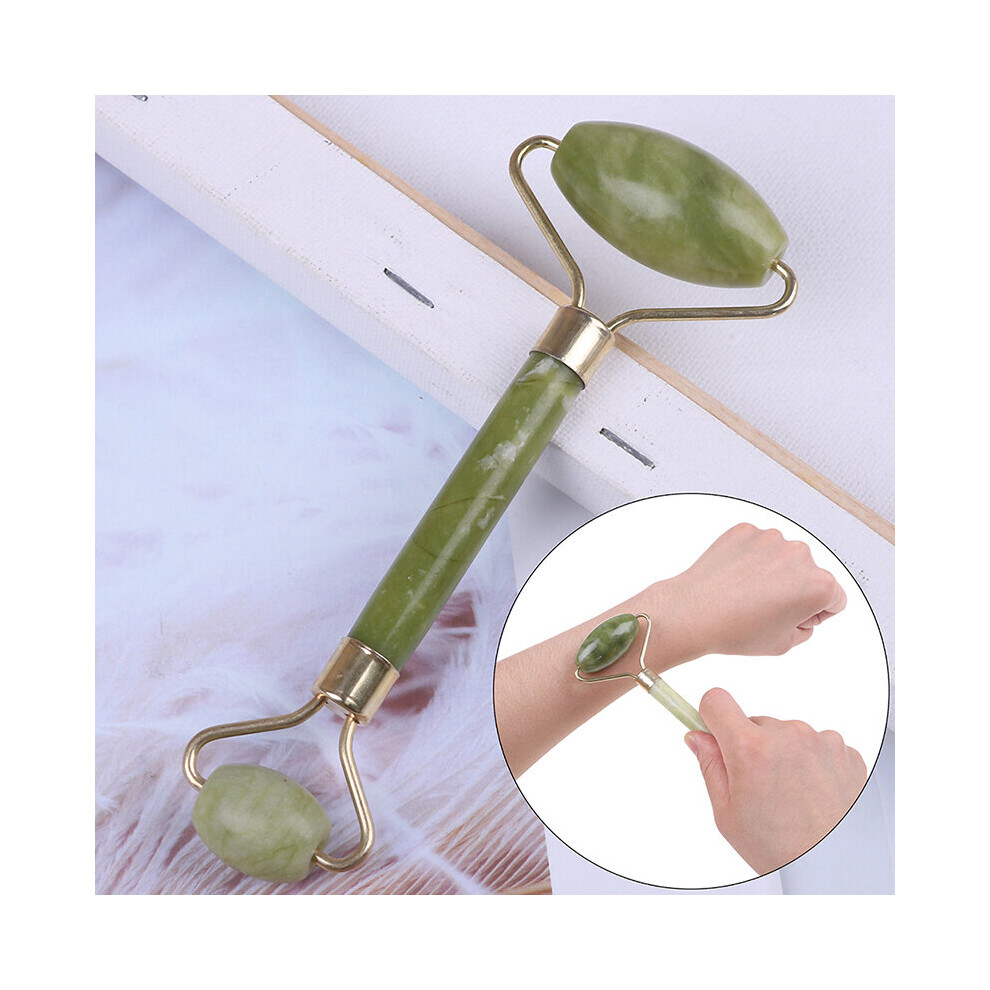 Dechoicelife (A-Red) Natural Massager For Face Gouache Scraper Face Jade Roller Gua Sha Massage Tool Set For Spa Body Visage Rouleau De Massage