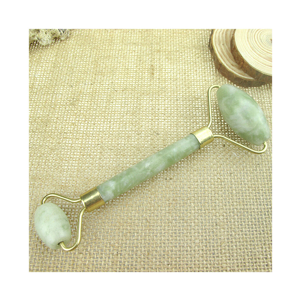 Dechoicelife (A-White) Natural Massager For Face Gouache Scraper Face Jade Roller Gua Sha Massage Tool Set For Spa Body Visage Rouleau De Massage