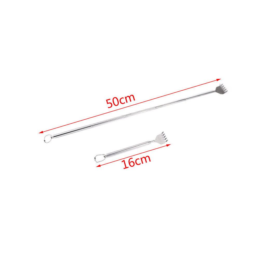 Dechoicelife (A-Type 8) Facial Brush Massage Stick Claw Back Scraper Telescopic Retractable Back Scratcher Extendible Body Massage Hackle Itch Stick