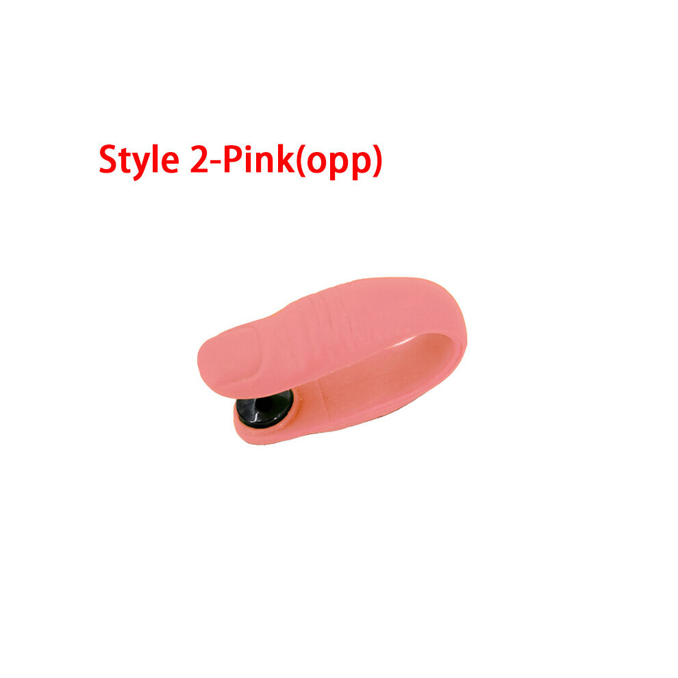 Dechoicelife Pink (A-Style 2-Opp) Finger Joint Hand Massager Wearable Acupressure Headache Blood Circulation Relieve Pain Finger Arthritis Treatment Health Care