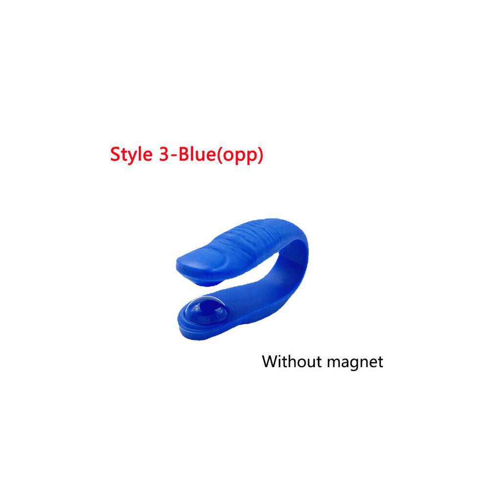 Dechoicelife Blue (A-Style 3-Opp) Finger Joint Hand Massager Wearable Acupressure Headache Blood Circulation Relieve Pain Finger Arthritis Treatment Health Care