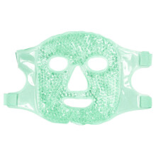 (a-3) Gel Cold/Warm Green Face Facial Mask Ice Pack Skin Care Sleep Relieve Fatigue Reusable Mask Super Soft Cold Ice Bead Care Mask