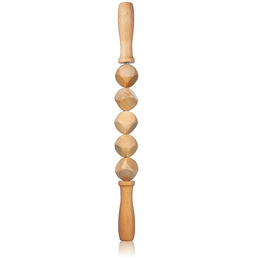 Dechoicelife (A-Purple) Wood Therapy Massage Tools Body Shaping Maderoterapia Kit For Body Sculpting, Lymphatic Drainage, Cellulite Reduction,Relaxation