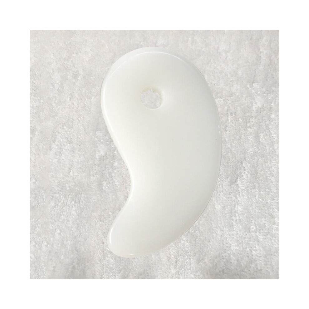 Dechoicelife (A-Resin A) Guasha Board Beauty Health Scraping Acupuncture Guasha Acupoint Face Eye Care Beeswax Guasha Scraping Spa Massager For Body Back