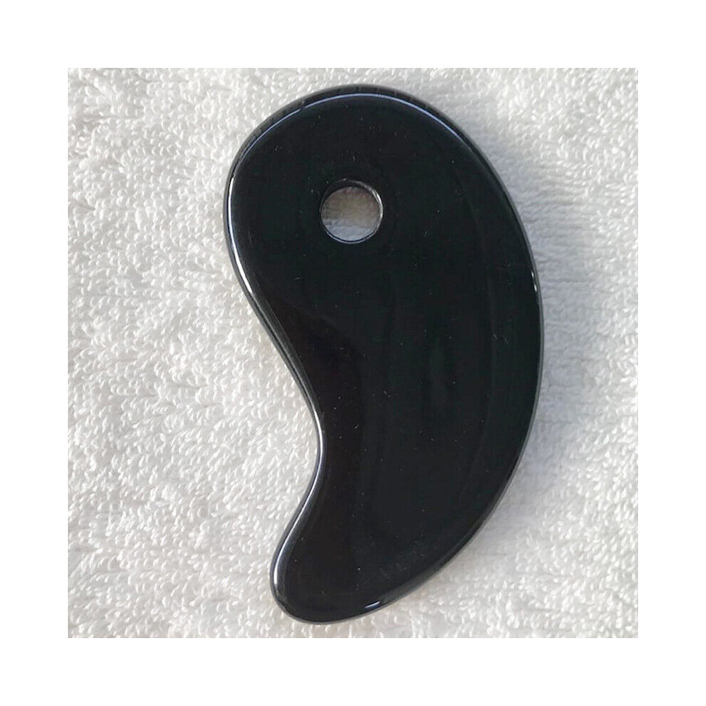 Dechoicelife (A-Resin B) Guasha Board Beauty Health Scraping Acupuncture Guasha Acupoint Face Eye Care Beeswax Guasha Scraping Spa Massager For Body Back