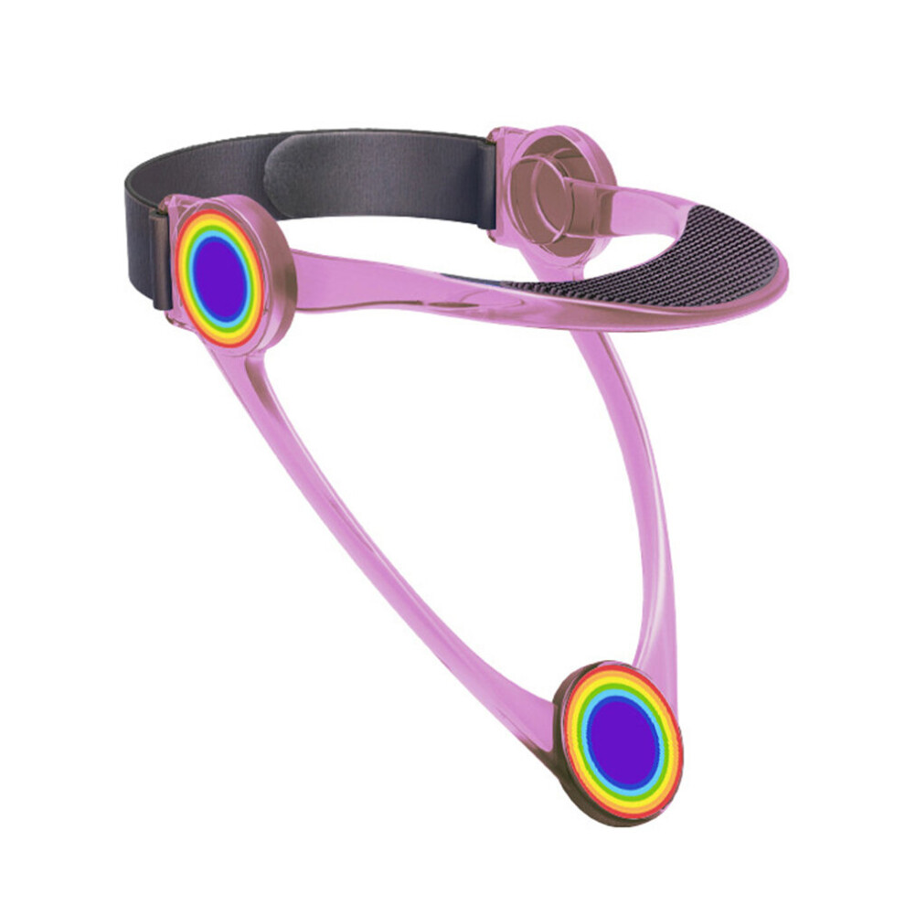 Dechoicelife Pink (A-) Adjustable Neck Brace Support Cervical Traction Device Posture Correct Neck Corrector Brace Neck Support Belt Cervical Collar