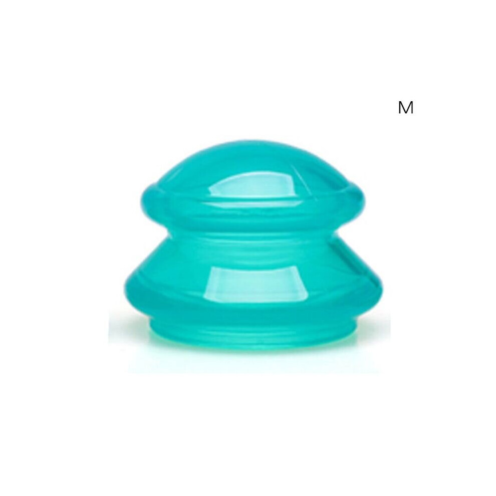 Dechoicelife (A-Gnm) 1Pcs Cupping Jar Silicone Vacuum Cupping Massage Body Cups Back Gua Sha Suction Cup Anti-Cellulite Skin Lift Physiotherapy Jars