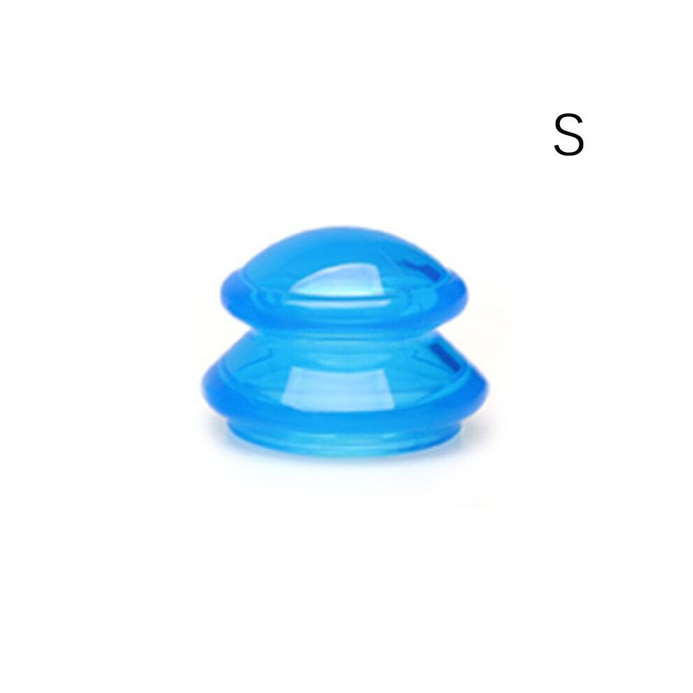 Dechoicelife (A-Bls) 1Pcs Cupping Jar Silicone Vacuum Cupping Massage Body Cups Back Gua Sha Suction Cup Anti-Cellulite Skin Lift Physiotherapy Jars