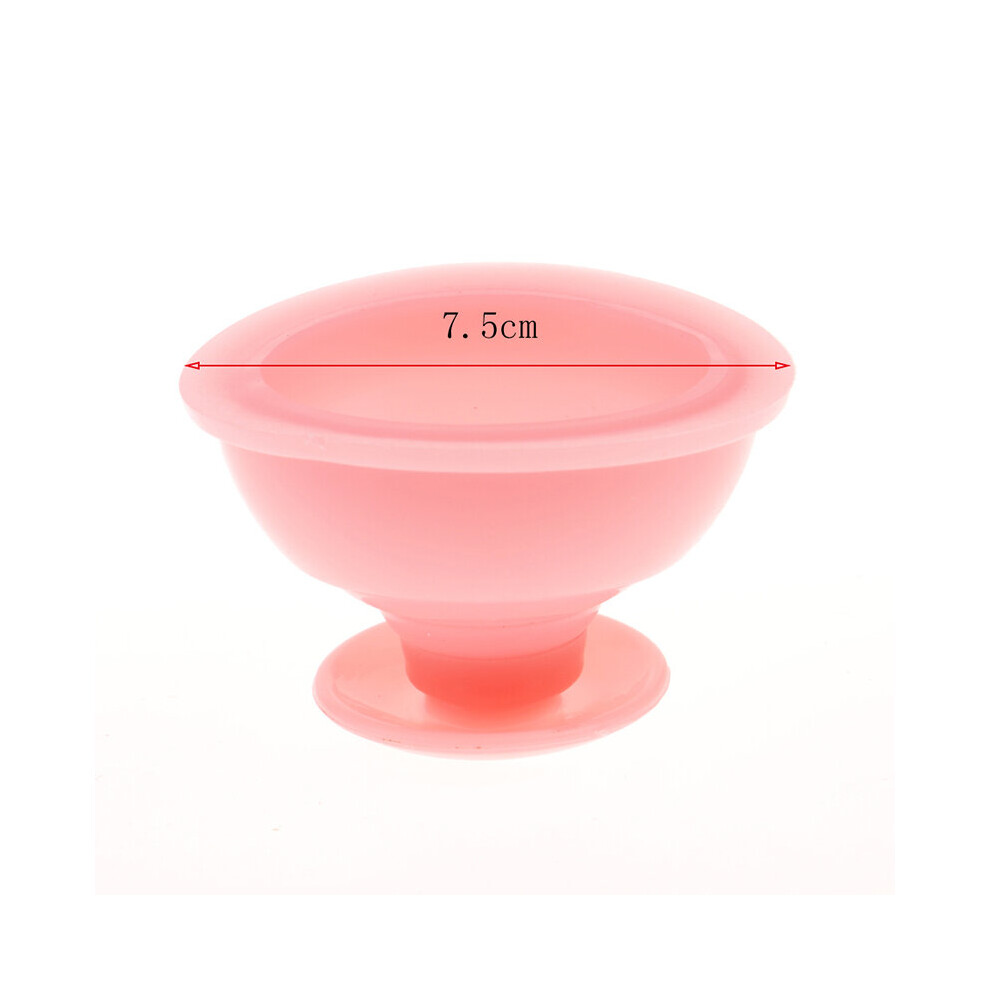 Dechoicelife White (A-) 1Pcs Cupping Jar Silicone Vacuum Cupping Massage Body Cups Back Gua Sha Suction Cup Anti-Cellulite Skin Lift Physiotherapy Jars