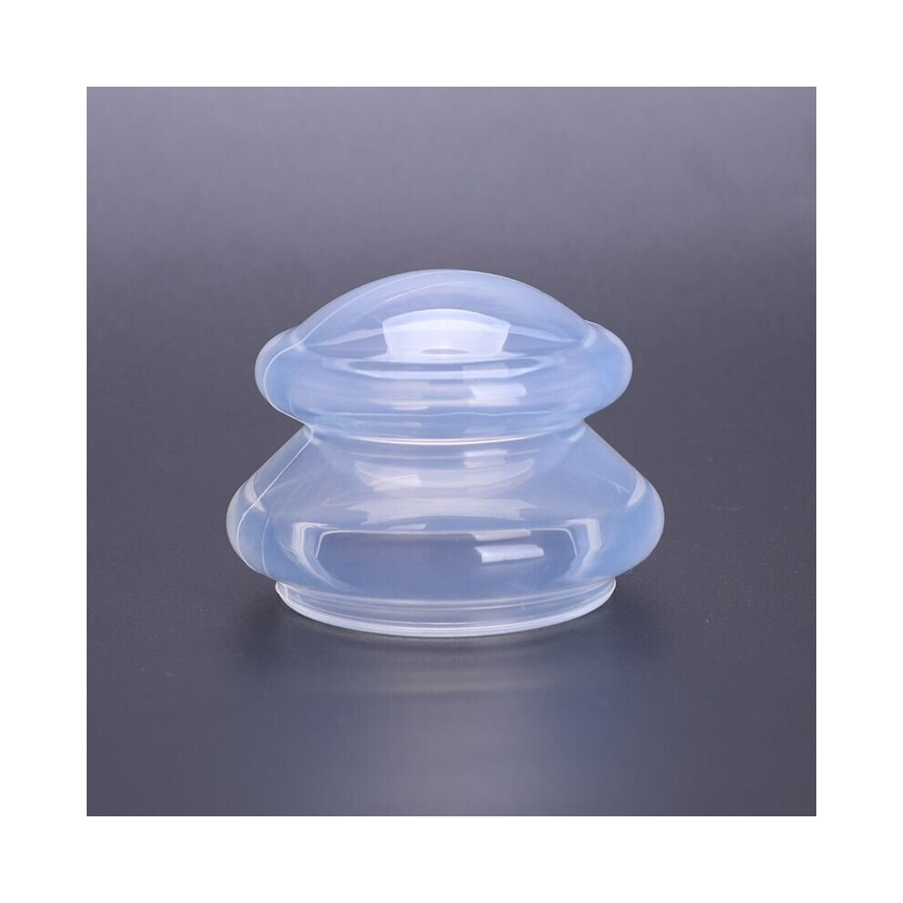 Dechoicelife (A-Tpm) 1Pcs Cupping Jar Silicone Vacuum Cupping Massage Body Cups Back Gua Sha Suction Cup Anti-Cellulite Skin Lift Physiotherapy Jars