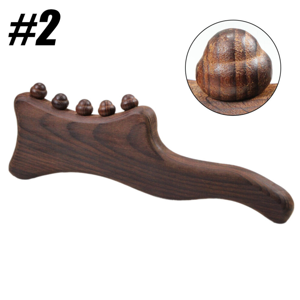Dechoicelife (A-2) Wooden Massager Handheld Massager Stick For Fascia, Cellulite, Muscle & Abdomen Body Therapy Massager,Muscle Belly Relief Tool