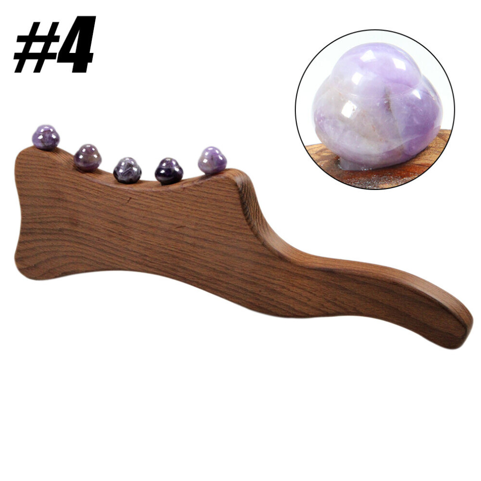 Dechoicelife (A-4) Wooden Massager Handheld Massager Stick For Fascia, Cellulite, Muscle & Abdomen Body Therapy Massager,Muscle Belly Relief Tool